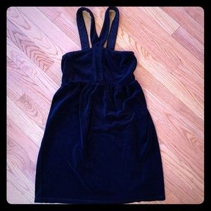 Juicy Couture Black Terry Short Summer Dress